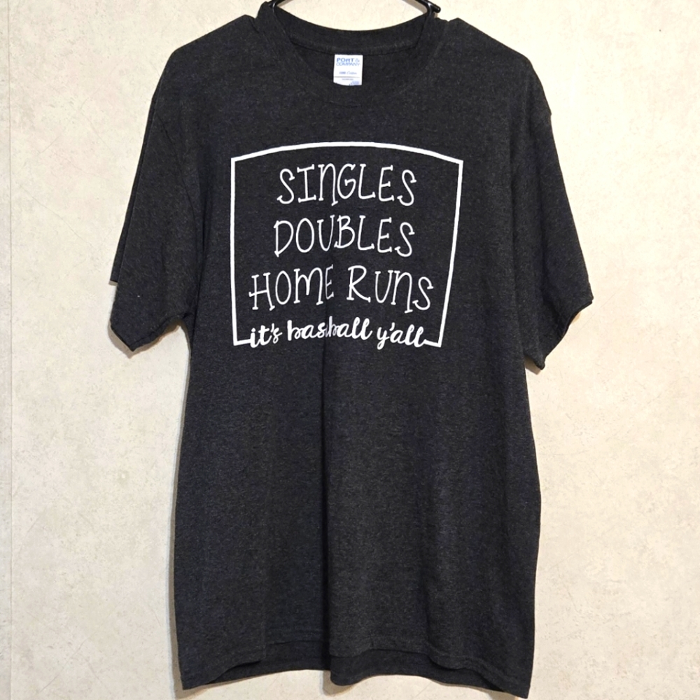 SZ L GRAPHIC BASEBALL TEE